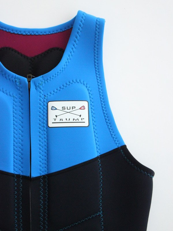 LIFE VEST #Mブルー×ブラック/ワイン×ピンクタイダイ｜TRUMP WETSUITS【GW_SALE】