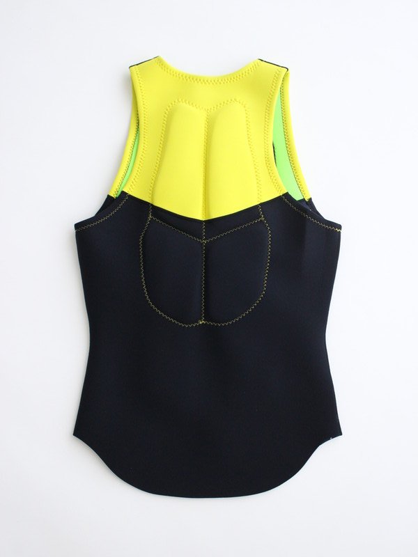 LIFE VEST #Nイエロー×ブラック/Lグリーン×柄|TRUMP WETSUITS