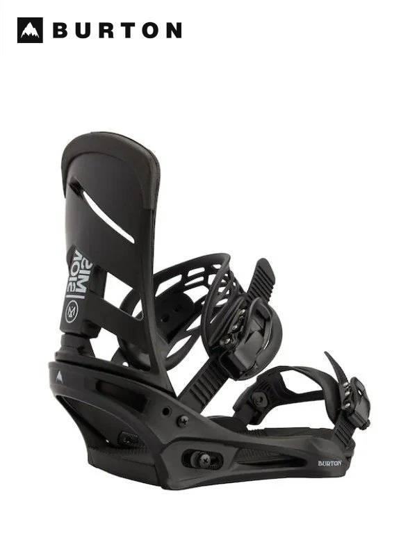【新品】BURTON MISSION 24-25モデル 24/25モデル Men's Mission Re:Flex Snowboard Bindings #Black