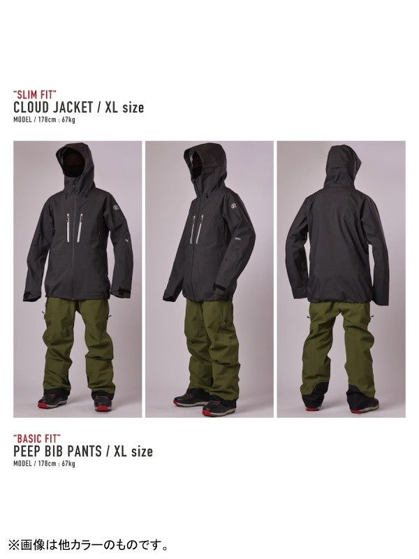 24/25モデル CLOUD JACKET #BURGUNDY|unfudge outerwear
