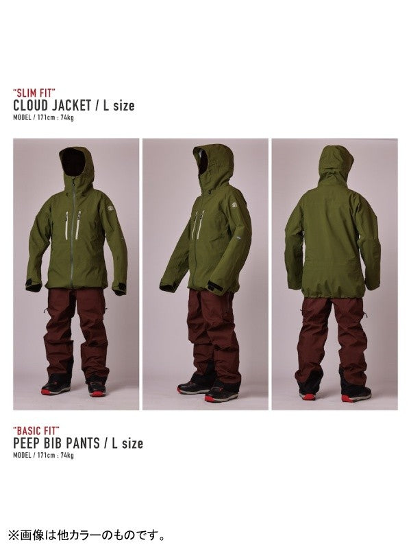 24/25モデル CLOUD JACKET #BURGUNDY|unfudge outerwear