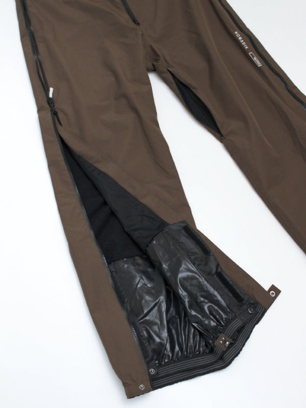 23/24モデル GLITCH BIB PNT #BROWN|NOMADIK