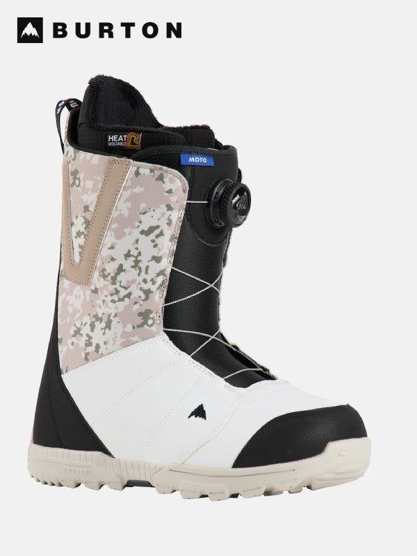 24/25モデル Men's Moto BOA Wide Snowboard Boots #Black/White/Snowfall Cam –  A-BONY