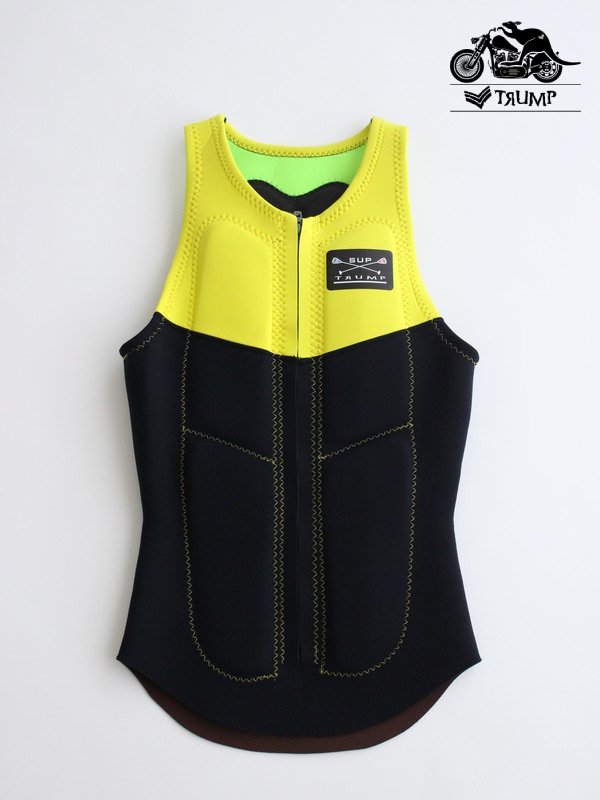 LIFE VEST #Nイエロー×ブラック/Lグリーン×ブラウン|TRUMP WETSUITS