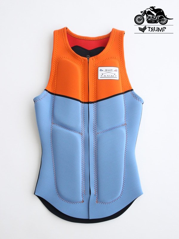 LIFE VEST #オレンジ×ストーム/レッド×ブラック|TRUMP WETSUITS