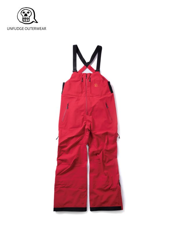 23/24モデル GENTLE BIB PANTS WIDE FIT #VINE｜unfudge outerwear