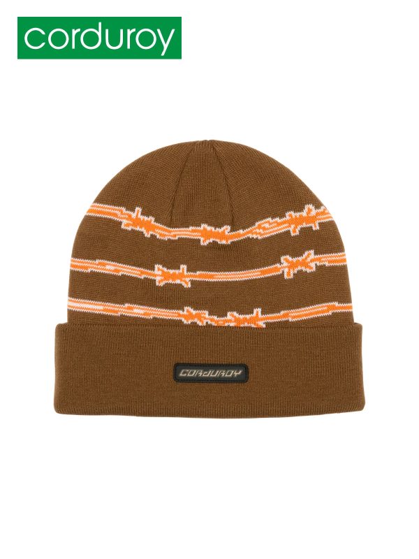 23/24モデル ALCATRAZ BEANIE #BROWN|CORDUROY 【SALE_40】