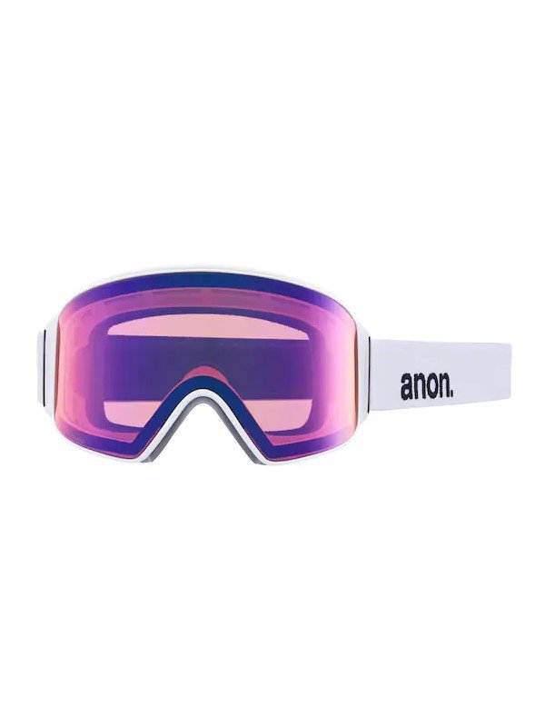M4 Cylindrical Goggles +Bonus Lens+MFI Face Mask #White/Perceive Sunny Onyx [203401]｜ANON