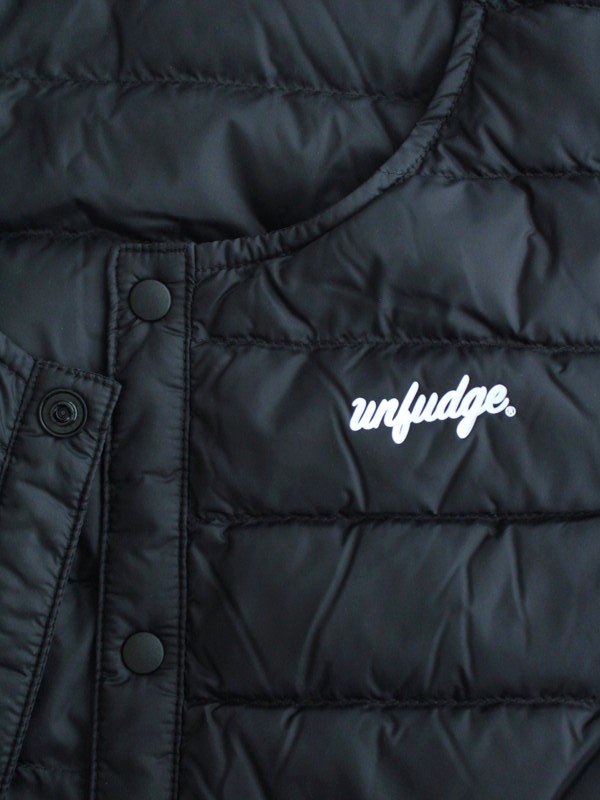 UN3610 Light Weight Down Vest #Black｜unfudge