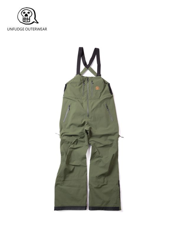 23/24モデル GENTLE BIB PANTS WIDE FIT #FOREST｜unfudge outerwear