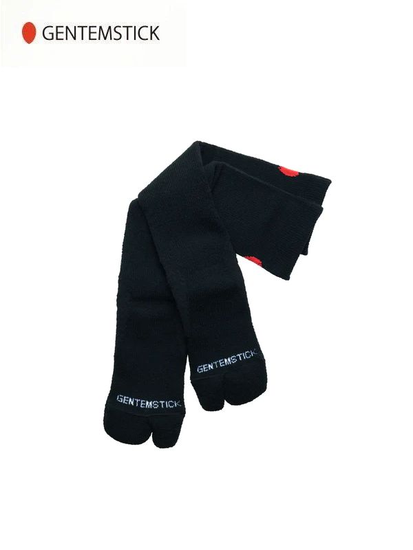 SNOWBOARD SOCKS / 2 TOE #BLACK｜GENTEM STICK