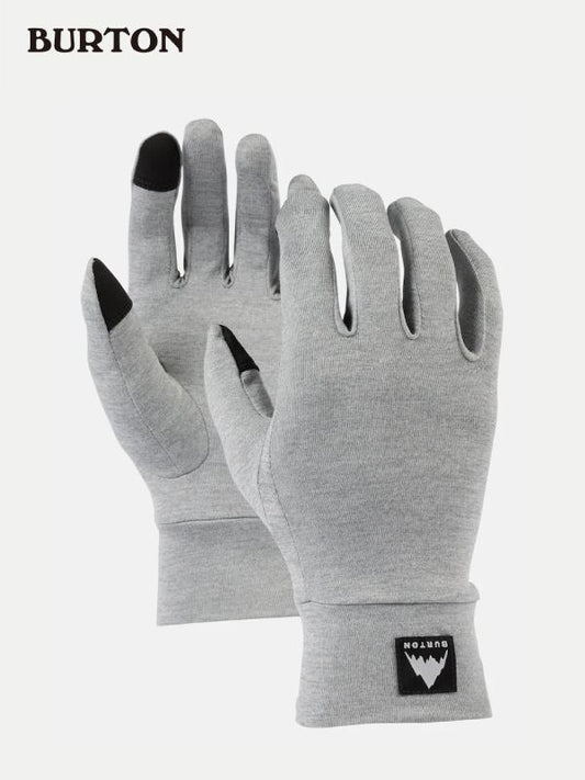 23/24モデル Touchscreen Glove Liner #Gray Heather [103191]｜BURTON