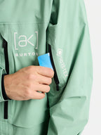 25/26モデル Men's [ak] Hover GORE‑TEX C-Knit 3L Jacket #SOFT SAGE [100131]｜BURTON