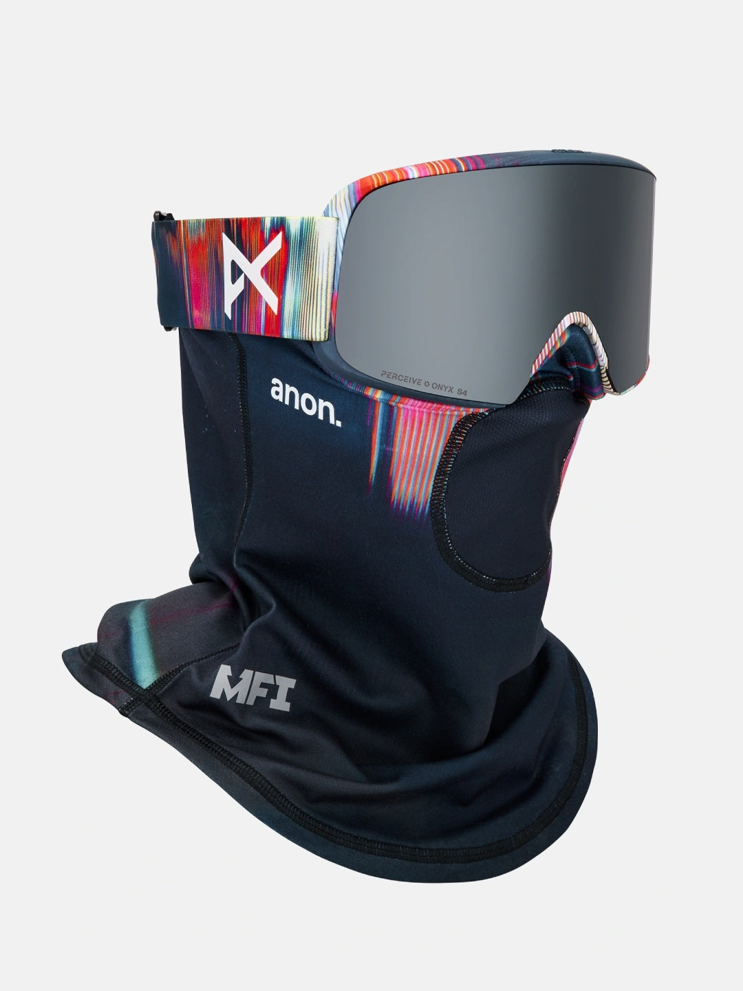 25/26モデル M6 Goggles + Bonus Lens + MFI Face Mask #Glitch Lines/Perceive Sunny Onyx [305461]｜ANON