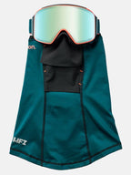 24/25モデル M4 Low Bridge Fit Goggles Toric Bonus Lens mfi Face Mask #Deep Emerald/Perceive Variable Blue [203401]｜ANON