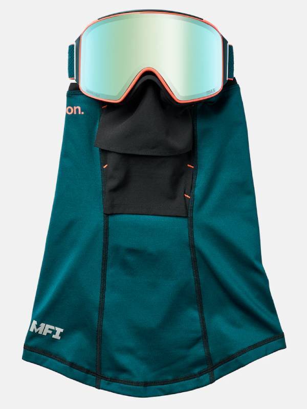 24/25モデル M4 Low Bridge Fit Goggles Toric Bonus Lens mfi Face Mask #Deep Emerald/Perceive Variable Blue [203401]｜ANON