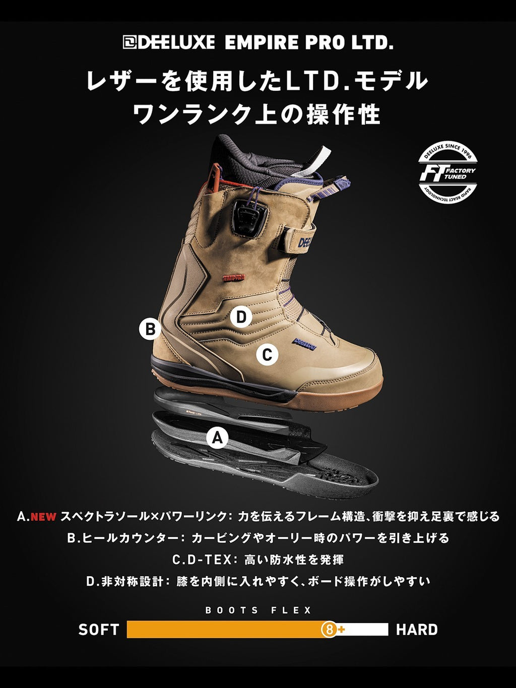 【Men】26/27モデル EMPIRE LTD. S4 #MUD [572623-1000]｜DEELUXE