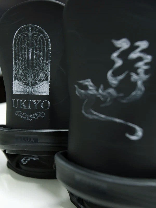 24/25モデル UKIYO x FLUX Bindings #BLACK｜Ukiyo Snowboard