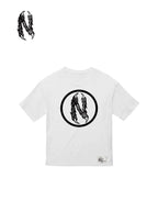 N ロゴ 5.6オンス ビッグシルエット Ｔ #WHITE｜NUT-BUTTER