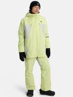 25/26モデル Men's Reserve 2L 3-In-1 Jacket #GLOW YELLOW GREEN/GRAY CLOUD [304841]｜BURTON