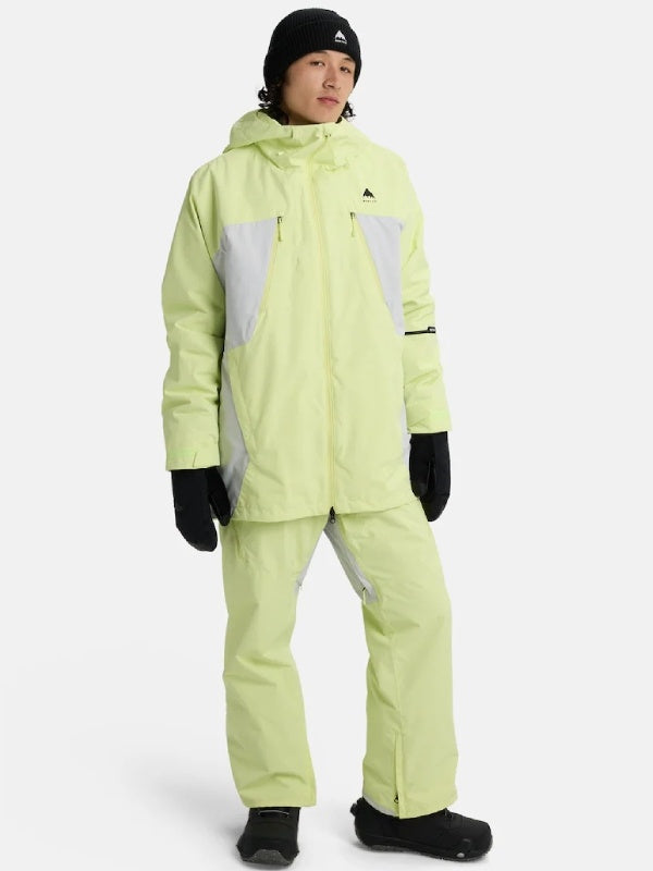 25/26モデル Men's Reserve 2L 3-In-1 Jacket #GLOW YELLOW GREEN/GRAY CLOUD [304841]｜BURTON