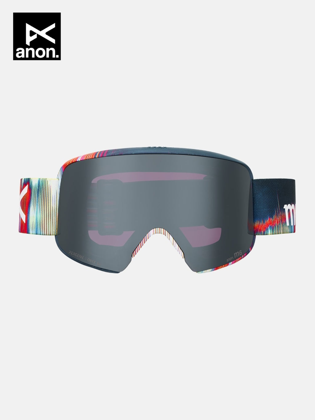 25/26モデル M6 Goggles + Bonus Lens + MFI Face Mask #Glitch Lines/Perceive Sunny Onyx [305461]｜ANON