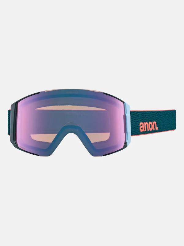 24/25モデル Anon Sync Low Bridge Fit Goggles+Bonus Lens #Deep Emerald/Perceive Variable Blue [215081]｜ANON