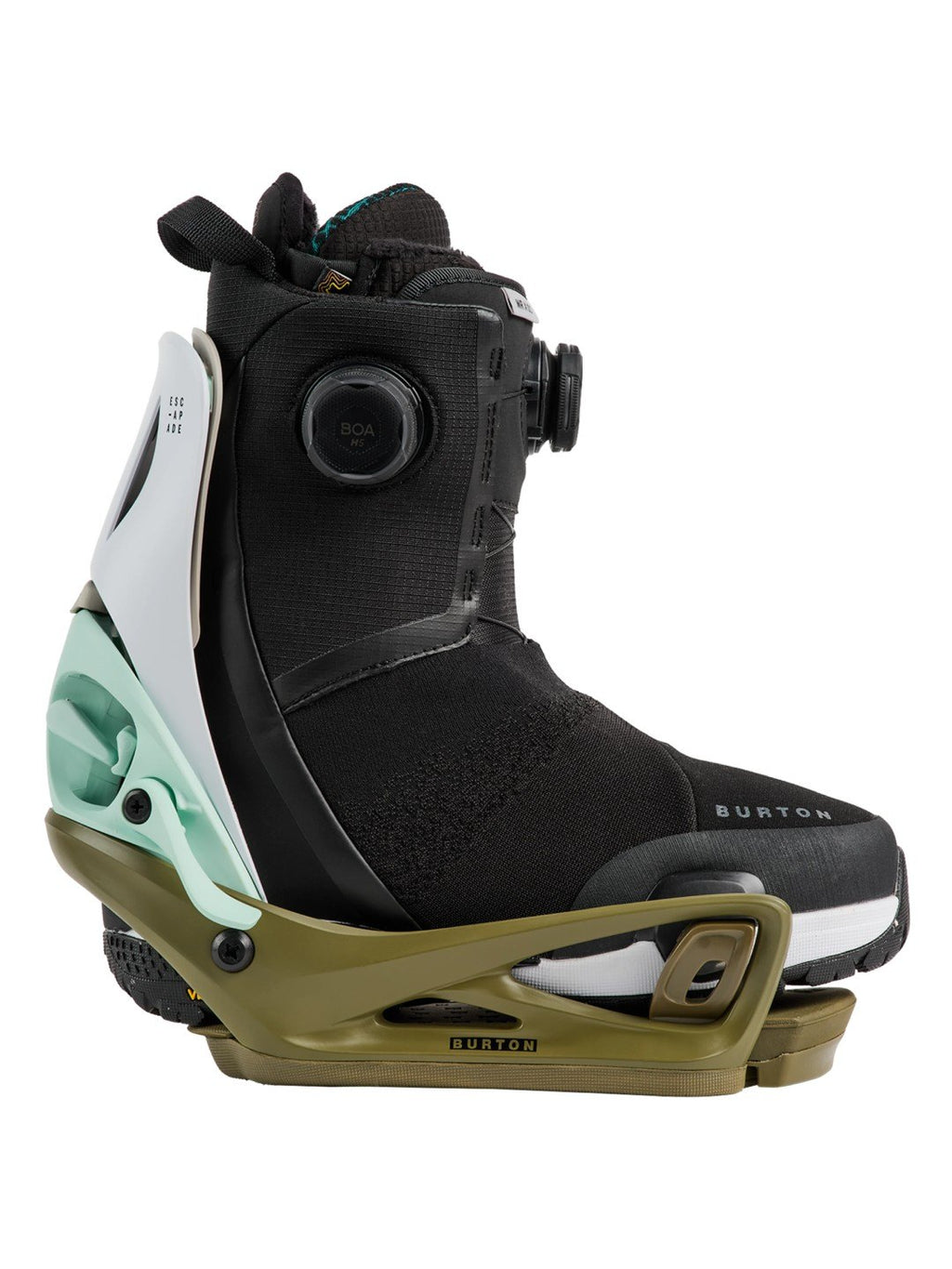 【Women】26/27モデル Women's Step On Escapade Re:Flex Snowboard Bindings #WHITE/DRIED MOSS [228091]｜BURTON