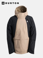 25/26モデル Men's Reserve 2L Relaxed Anorak Jacket #SUMMIT TAUPE/TRUE BLACK [302591]｜BURTON