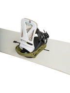 【Women】26/27モデル Women's Escapade Re:Flex Snowboard Bindings #WHITE/DRIED MOSS [105431]｜BURTON