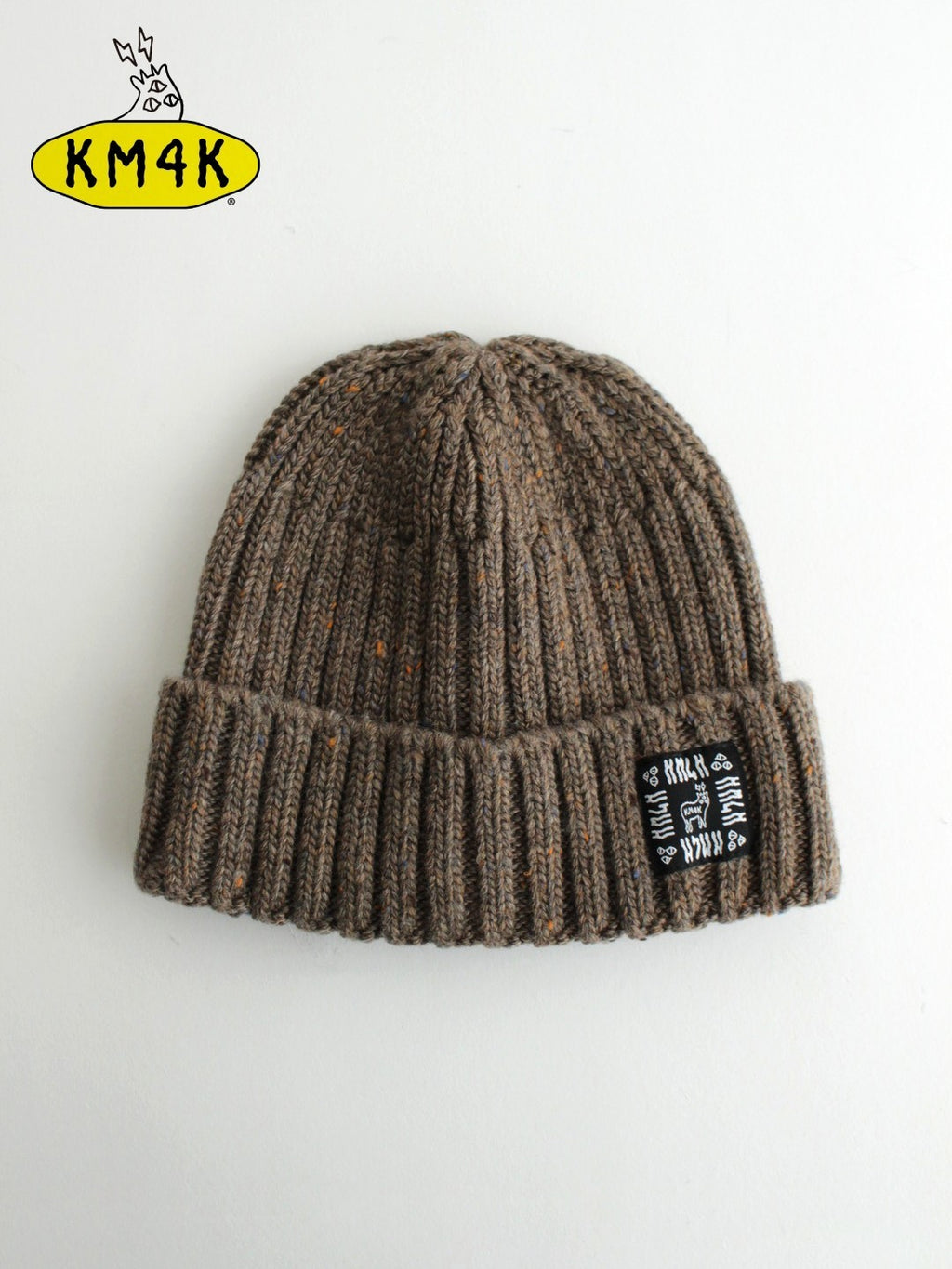 KM4K HIKER BEANIE #BROWN｜KM4K【W_10】
