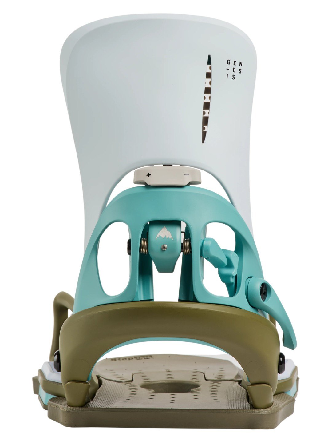 【Men】26/27モデル Men's Step On Genesis EST Snowboard Bindings #WHITE/DRIED MOSS [243761]｜BURTON