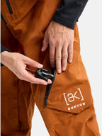 25/26モデル Men's [ak] Cyclic GORE-TEX 2L Bib Pants #CHESTNUT BROWN [220601]｜BURTON