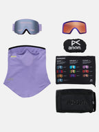 25/26モデル M6 Goggles + Bonus Lens + MFI Face Mask #Hyper Lilac/Perceive Sunny Onyx [305461]｜ANON