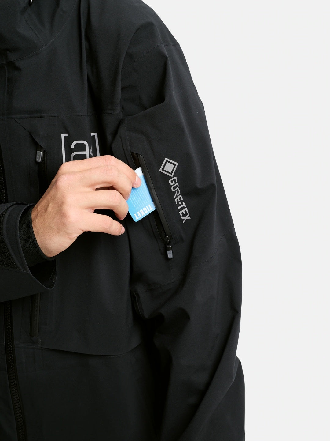 25/26モデル Men's [ak] Hover GORE‑TEX C-Knit 3L Stretch Jacket #TRUE BLACK [100131]｜BURTON
