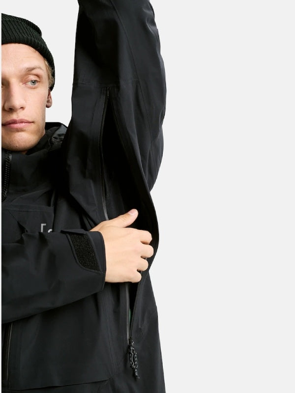 25/26モデル Men's [ak] Hover GORE‑TEX C-Knit 3L Stretch Jacket #TRUE BLACK [100131]｜BURTON