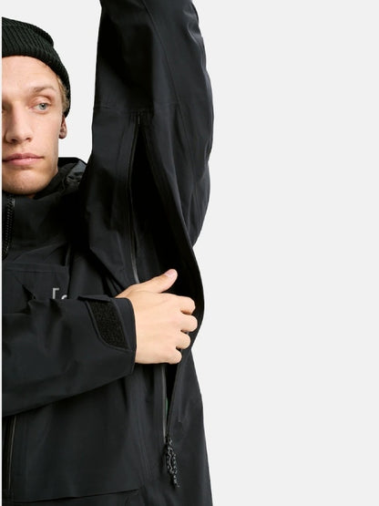 25/26モデル Men's [ak] Hover GORE‑TEX C-Knit 3L Stretch Jacket #TRUE BLACK [100131]｜BURTON