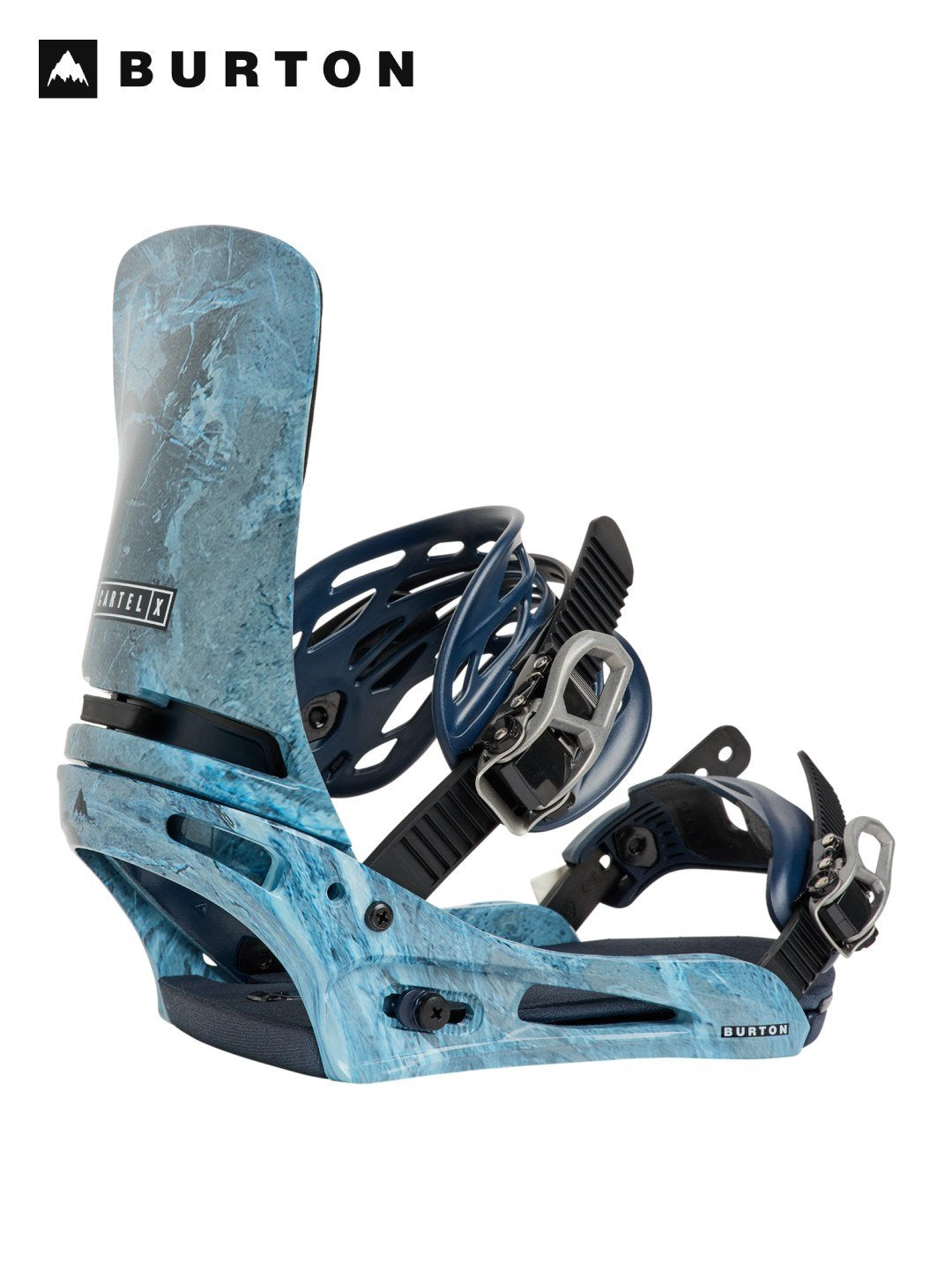 【Men】26/27モデル Men's Cartel X Re:Flex Snowboard Bindings #MARBLED STONE [222301]｜BURTON
