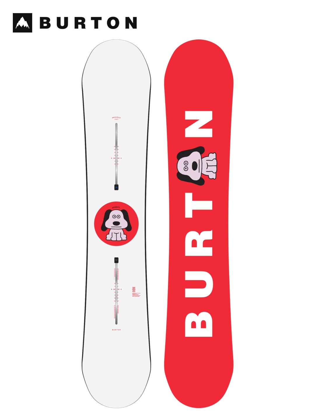 【オリジナルニットカバー付】【Men】26/27モデル Men's Process Snowboard #GOOD DOG [106921] 【大型商品】｜BURTON