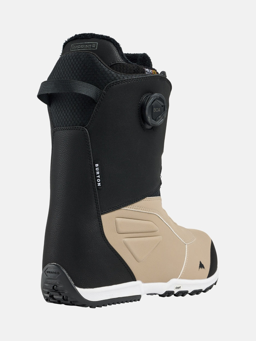 25/26モデル Men's Ruler BOA Wide Snowboard Boots #BLACK/SUMMIT TAUPE [203171]｜BURTON