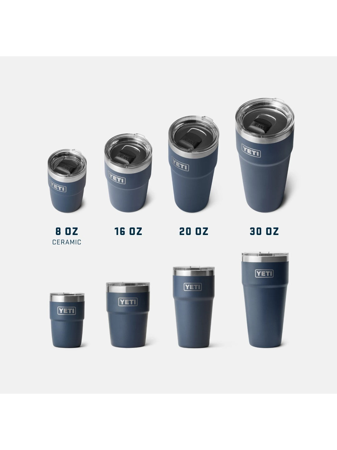 16 oz STACKABLE CUP #STAINLESS [21071503908]｜YETI