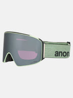 25/26モデル M4 Goggles (Cylindrical) + Bonus Lens + MFI Face Mask #Soft Sage/Perceive Sunny Onyx [203541]｜ANON