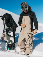 25/26モデル Men's Reserve 2L Relaxed Bib Pants #SUMMIT TAUPE/TRUE BLACK [302691]｜BURTON