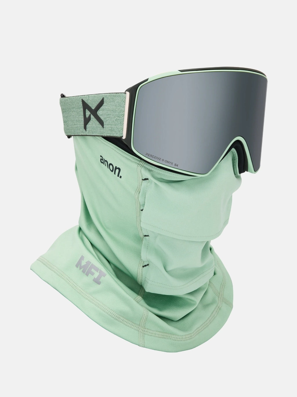 25/26モデル M4 Goggles (Cylindrical) + Bonus Lens + MFI Face Mask #Soft Sage/Perceive Sunny Onyx [203541]｜ANON