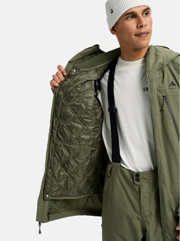 25/26モデル Men's Reserve 2L 3-In-1 Jacket #FOREST MOSS [304841]｜BURTON