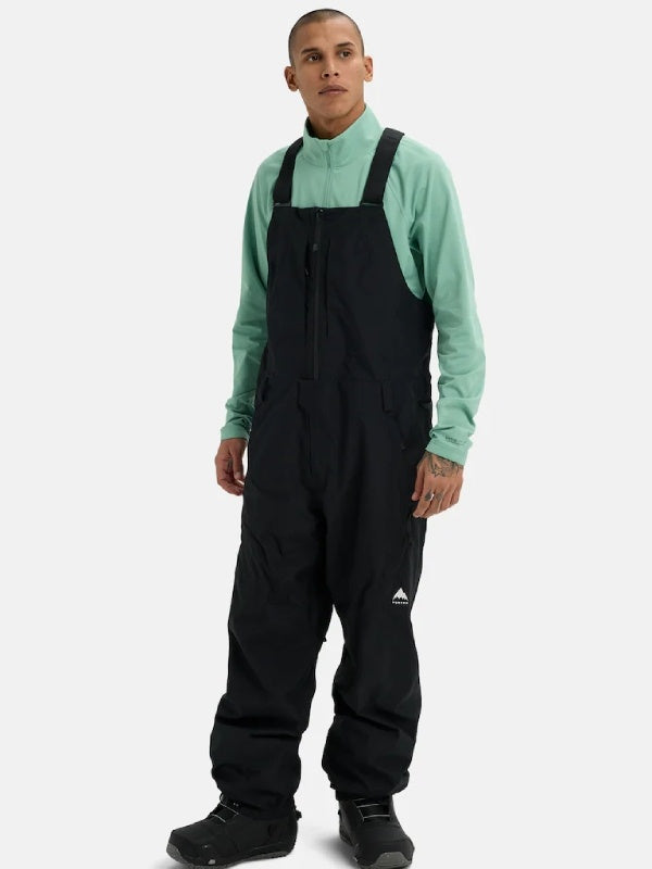 25/26モデル Men's Reserve 2L Relaxed Bib Pants #TRUE BLACK [302691]｜BURTON