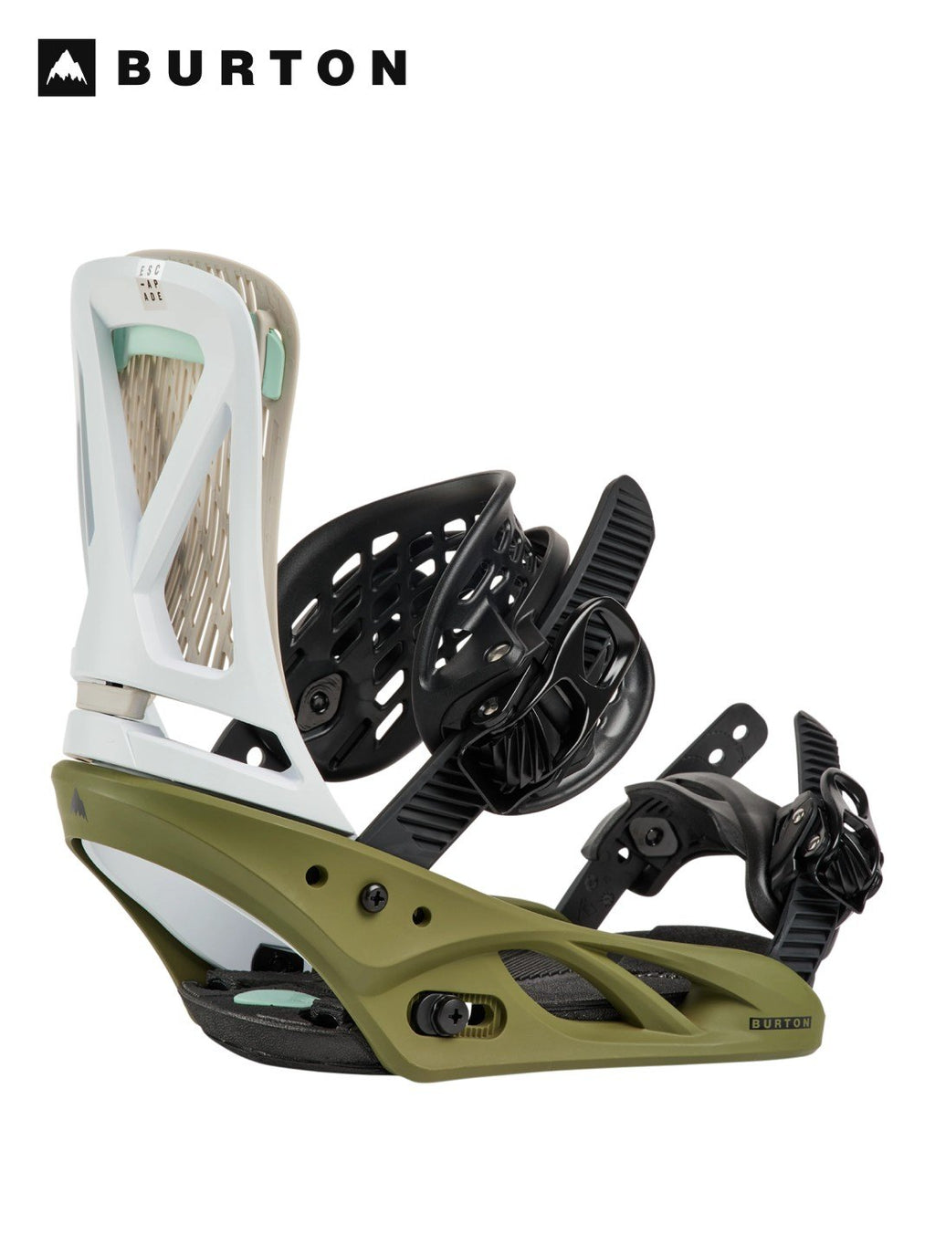 【Women】26/27モデル Women's Escapade Re:Flex Snowboard Bindings #WHITE/DRIED MOSS [105431]｜BURTON