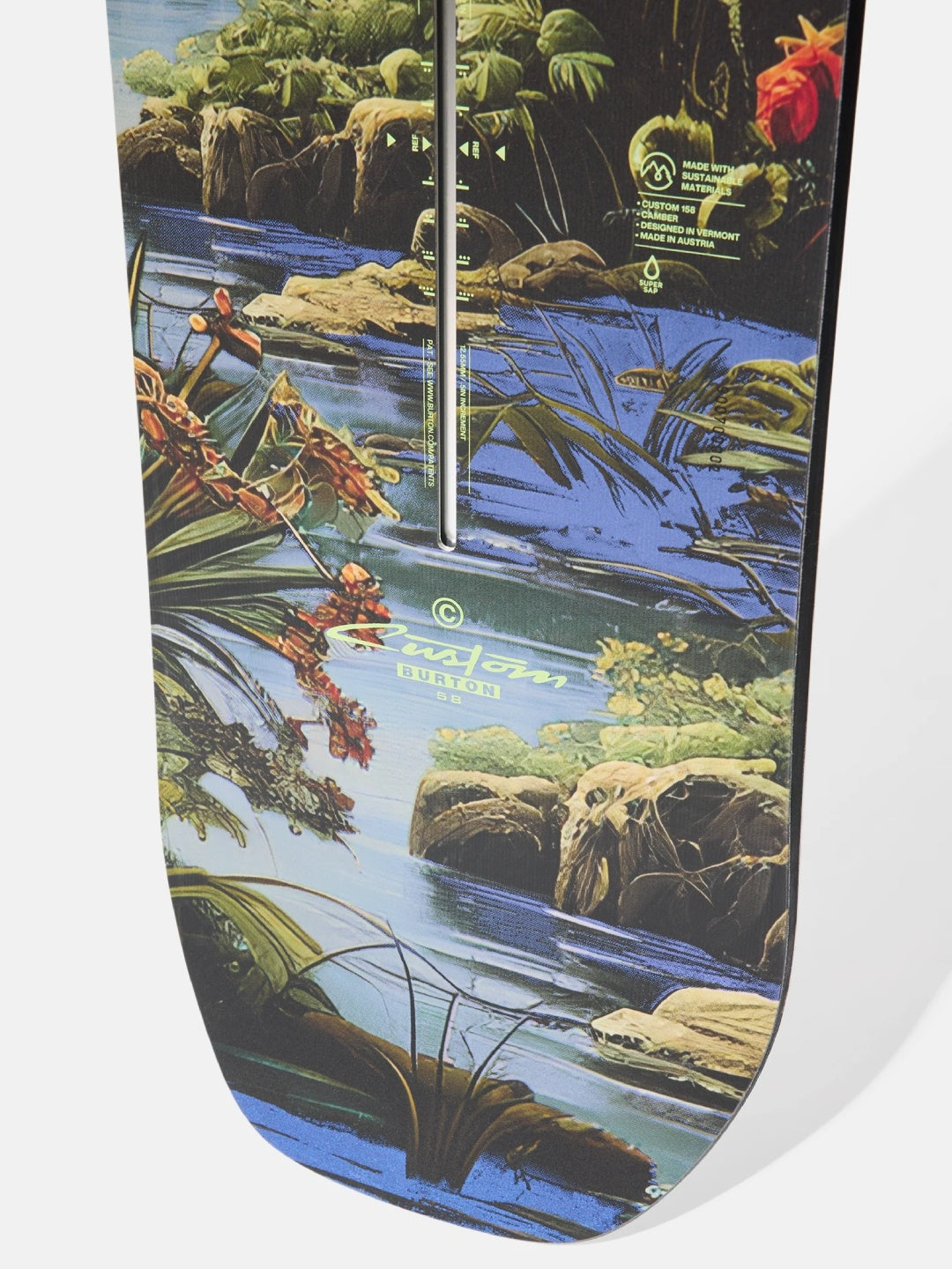 25/26モデル Men's Custom Camber Snowboard #JUNGLE [106881] 【大型商品】｜BURTON