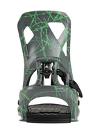 【Men】26/27モデル Men's Step On Re:Flex Snowboard Bindings #GRAY/GREENV [172831]｜BURTON