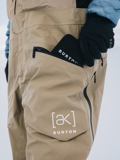 24/25モデル Men's Burton [ak] Freebird GORE-TEX 3L Stretch Bib Pants #Summit Taupe [100241]｜BURTON